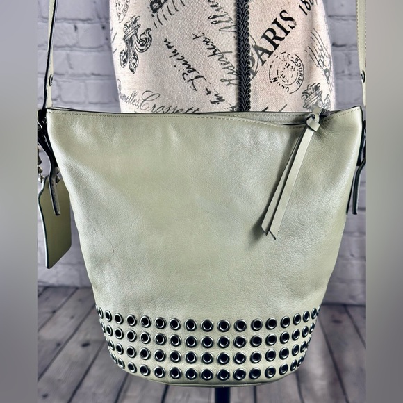 Coach Bleeker Grommets Mini Duffel In Olive Green - Picture 3 of 11